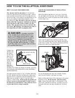 Предварительный просмотр 11 страницы Freemotion E 4.2 User Manual