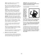 Preview for 16 page of Freemotion e8.5 User Manual