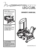 Preview for 1 page of Freemotion EPIC F803.0 Owner'S Manual