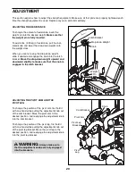 Preview for 20 page of Freemotion EPIC F803.0 Owner'S Manual