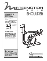 Freemotion Epic GZFI8073.6 Owner'S Manual preview