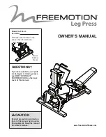 Preview for 1 page of Freemotion F304.0 Owner'S Manual