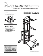 Freemotion F812.0 Owner'S Manual preview