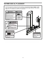 Preview for 4 page of Freemotion F820.0 Owners Nmanual