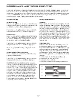 Preview for 17 page of Freemotion F820.0 Owners Nmanual