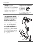 Preview for 7 page of Freemotion FLY/REAR DELT F806.0 Owner'S Manual