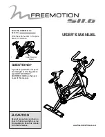 Freemotion FMEX88910.0 User Manual preview