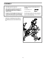 Preview for 5 page of Freemotion FMEX88910.0 User Manual