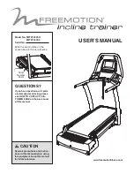 Freemotion FMTK72509.0 User Manual preview