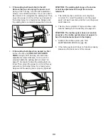 Предварительный просмотр 34 страницы Freemotion FMTK74218.2 User Manual