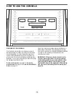 Preview for 15 page of Freemotion FMTL39813.2 User Manual