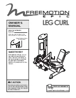 Preview for 1 page of Freemotion GZFI8033.6 Owner'S Manual