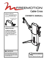 Preview for 1 page of Freemotion GZFM6006.6 Owner'S Manual