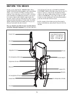 Preview for 5 page of Freemotion GZFM6024.4 Owner'S Manual