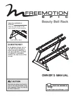 Preview for 1 page of Freemotion GZFW2075.0 Owner'S Manual