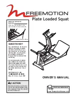 Preview for 1 page of Freemotion GZPL40110 Owner'S Manual