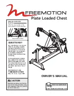 Freemotion GZPL40120 Owner'S Manual preview