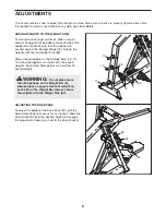 Preview for 6 page of Freemotion GZPL40210 Owner'S Manual