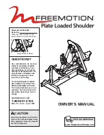 Freemotion GZPL40520 Owner'S Manual preview