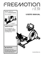 Freemotion r8.9b User Manual preview