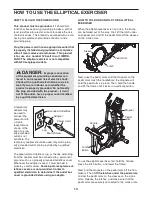 Предварительный просмотр 14 страницы Freemotion SFEL16009.0 User Manual