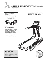 Freemotion SFTL25808.0 User Manual preview