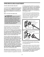 Preview for 13 page of Freemotion SFTL25808.0 User Manual