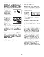 Preview for 15 page of Freemotion SFTL25808.0 User Manual