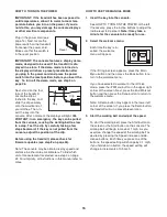 Preview for 16 page of Freemotion SFTL89810.0 User Manual