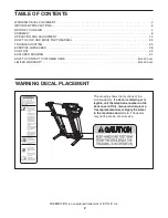 Preview for 2 page of Freemotion SFTL90009.0 User Manual