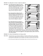 Preview for 27 page of Freemotion T7.3 Users Manual And Important Safety Information