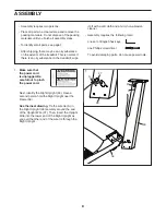 Preview for 8 page of Freemotion t8.9b User Manual