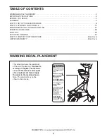 Preview for 2 page of Freemotion upright bike c7.7 User Manual