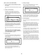 Preview for 20 page of Freemotion upright bike c7.7 User Manual