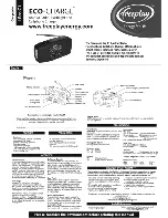 Preview for 1 page of Freeplay Eco-ChargeTM I-ECO-C1 User Manual