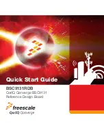 Предварительный просмотр 1 страницы Freescale Semiconductor BSC9131RDB Quick Start Manual