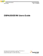 Freescale Semiconductor DSPAUDIOEVM User Manual preview