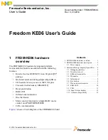 Freescale Semiconductor FRDM-KE06 User Manual preview