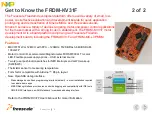 Предварительный просмотр 5 страницы Freescale Semiconductor FRDM-KV31F Quick Start Manual