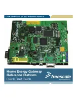 Preview for 1 page of Freescale Semiconductor Home Energy Gateway Quick Start Manual