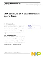 Preview for 1 page of Freescale Semiconductor i.MX 6UltraLite Hardware User'S Manual