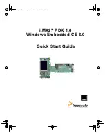 Preview for 1 page of Freescale Semiconductor i.MX27 PDK 1.0 Quick Start Manual