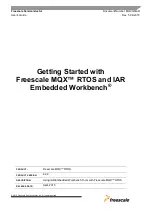 Preview for 1 page of Freescale Semiconductor IAR Embedded Workbench User Manual