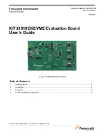 Preview for 1 page of Freescale Semiconductor KIT33810EKEVME User Manual