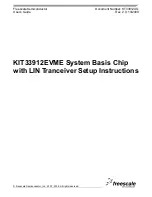 Freescale Semiconductor KIT33912EVME Setup Instructions preview