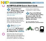 Freescale Semiconductor KITMPR03xEVM Quick Start Manual preview