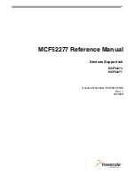 Preview for 1 page of Freescale Semiconductor MCF52277 Reference Manual