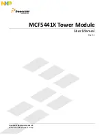 Preview for 1 page of Freescale Semiconductor MCF5441X User Manual