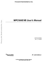 Preview for 1 page of Freescale Semiconductor MPC566EVB User Manual