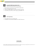 Preview for 2 page of Freescale Semiconductor NXP 56F8014 Installation Manual